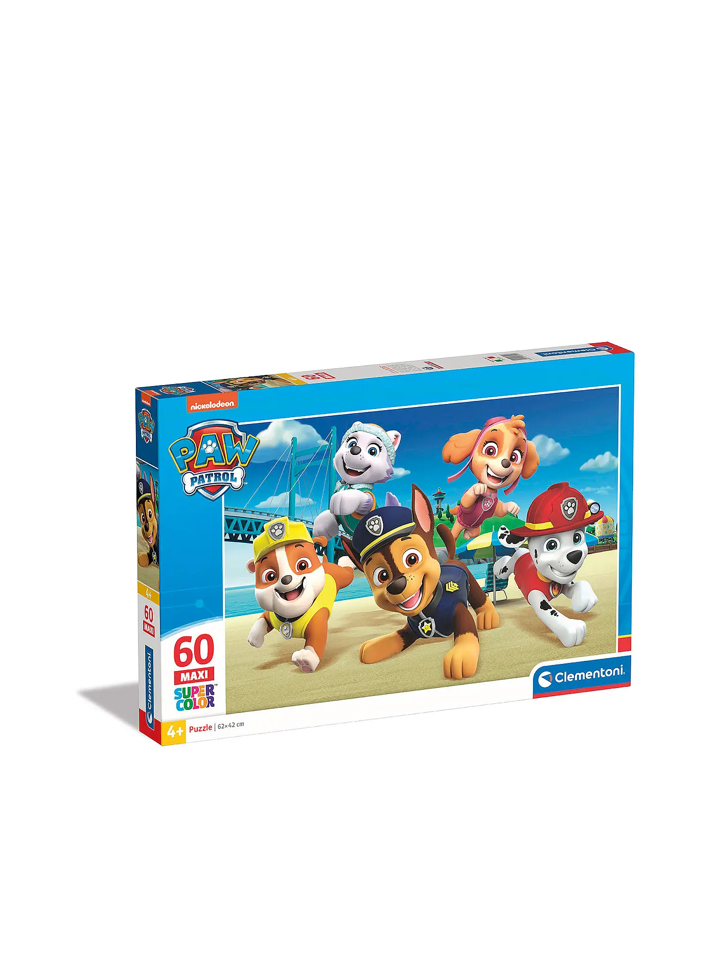 CLEMENTONI | Puzzle Maxi Supercolor Paw Patrol  60 Teile | 